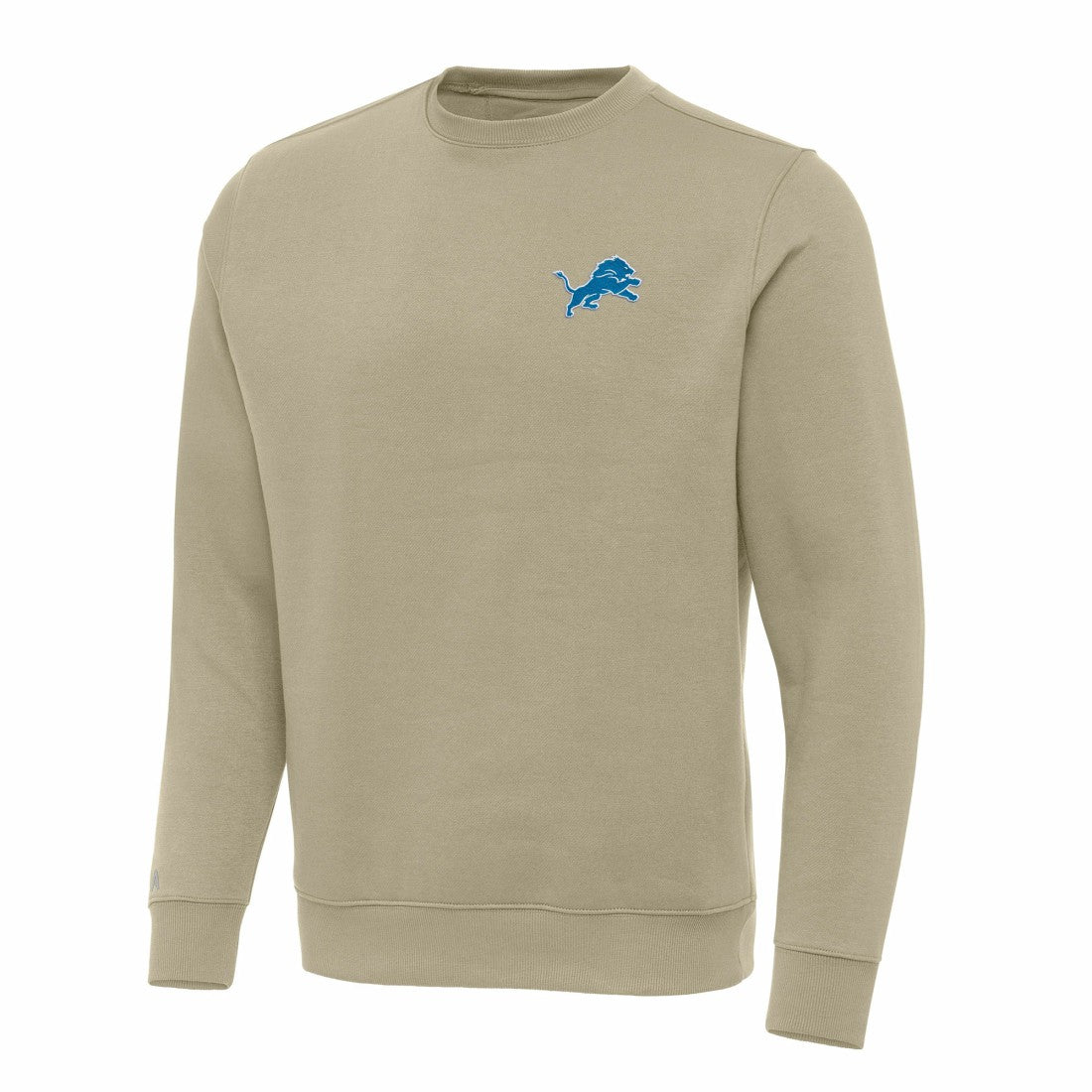 Detroit Lions Antigua Victory Pullover Sweatshirt - Khaki Pullover