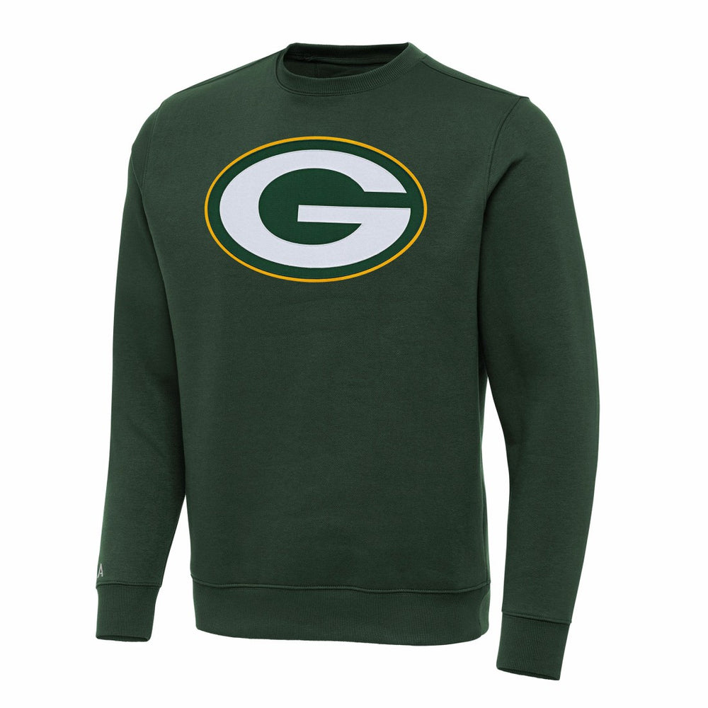 Green Bay Packers Antigua Victory Pullover Sweatshirt - Hunter Green Pullover