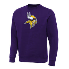 Minnesota Vikings Antigua Victory Pullover Sweatshirt - Purple Pullover