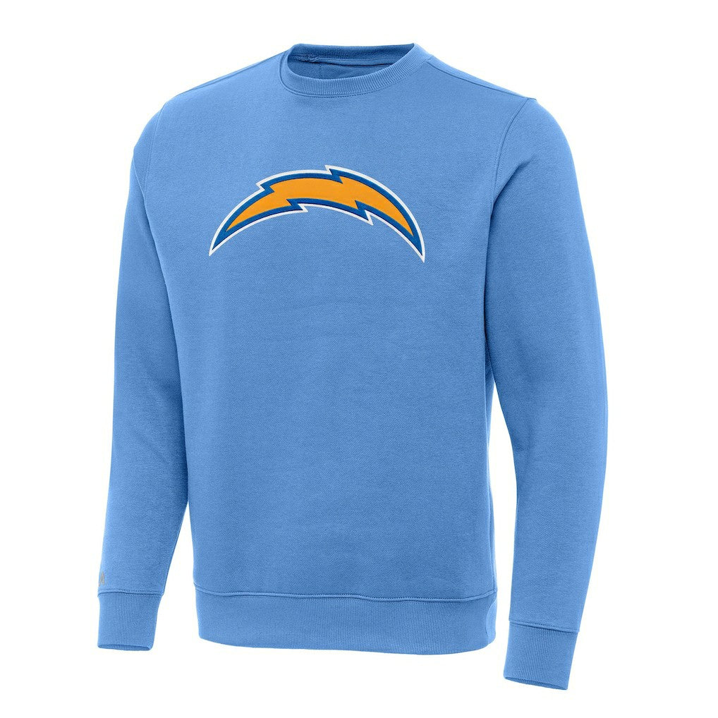 Los Angeles Chargers Antigua Victory Pullover Sweatshirt - Powder Blue Pullover