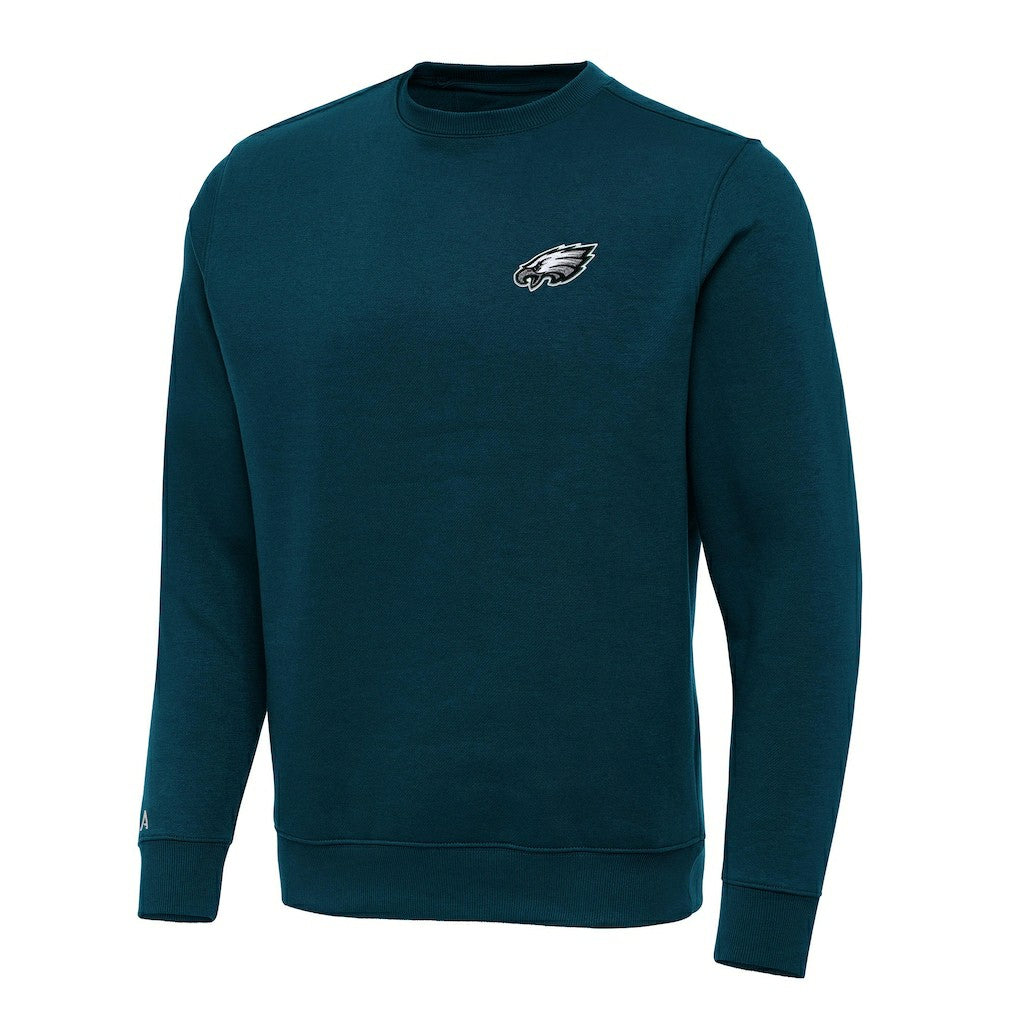 Philadelphia Eagles Antigua Victory Pullover Sweatshirt - Teal Pullover