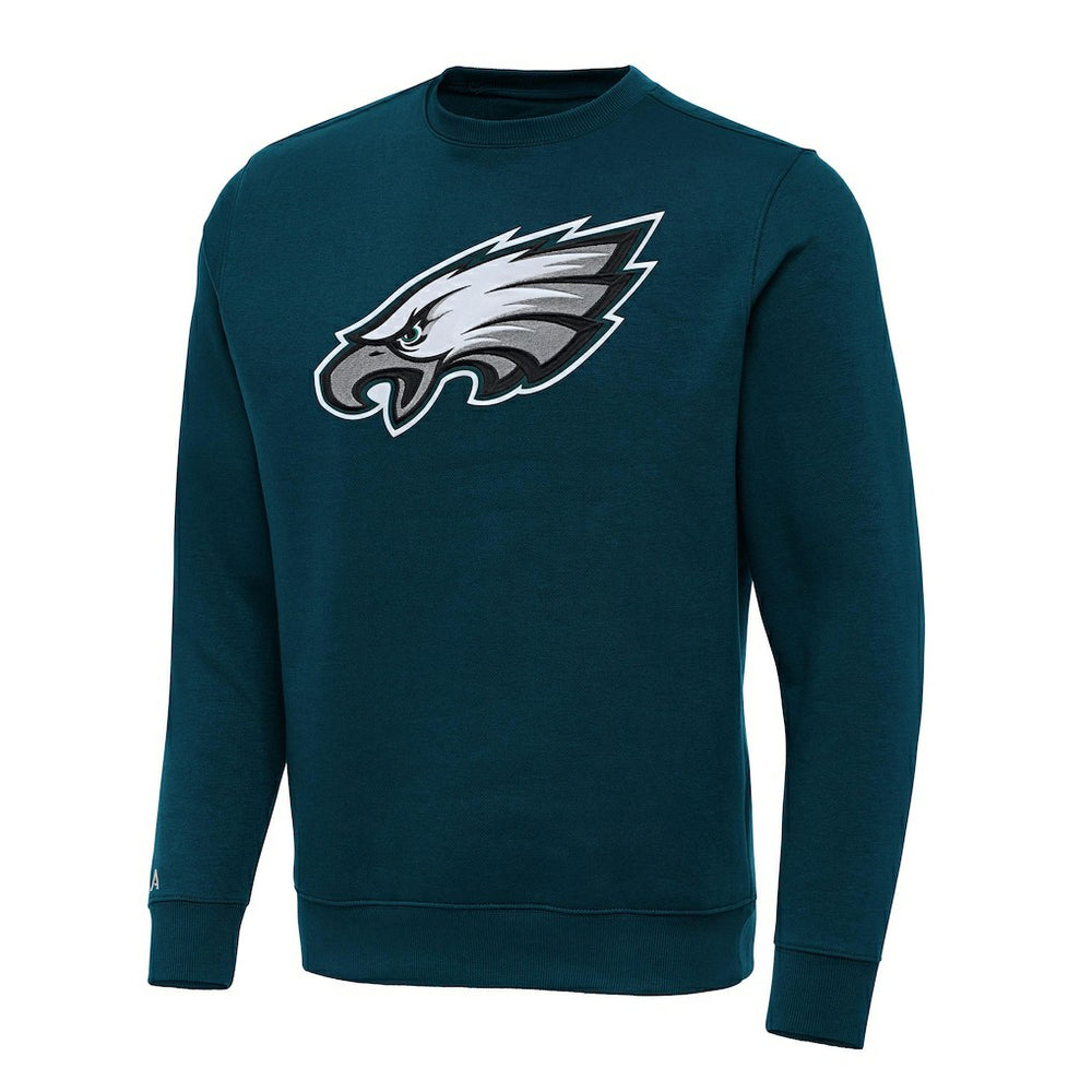 Philadelphia Eagles Antigua Victory Pullover Sweatshirt - Teal Pullover