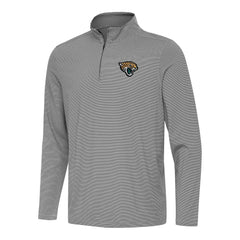 Jacksonville Jaguars Antigua Twine Quarter-Zip Jacket - Black/White Jackets