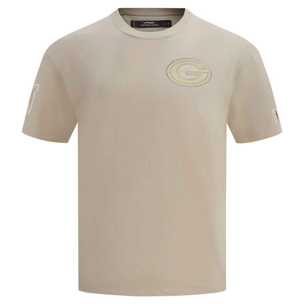 Green Bay Packers Pro Standard Drop Shoulder T-Shirt - Tan T-shirts