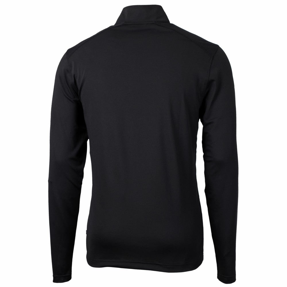 Kansas City Royals Cutter & Buck Virtue Eco Pique Quarter-Zip Jacket - Black Jackets