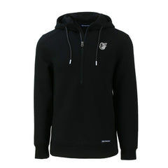 Baltimore Orioles Cutter & Buck Roam Eco Recycled Half-Zip Pullover Hoodie - Black Hoodies