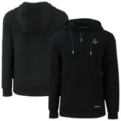Boston Red Sox Cutter & Buck Roam Eco Recycled Half-Zip Pullover Hoodie - Black Hoodies