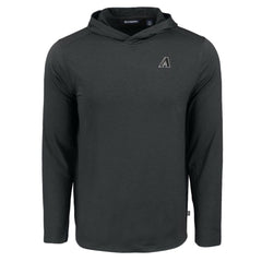 Arizona Diamondbacks Cutter & Buck Coastline Epic Comfort Eco Recycled Long Sleeve Hoodie T-Shirt - Black Hoodies