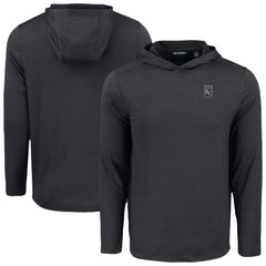Kansas City Royals Cutter & Buck Coastline Epic Comfort Eco Recycled Long Sleeve Hoodie T-Shirt - Black Hoodies