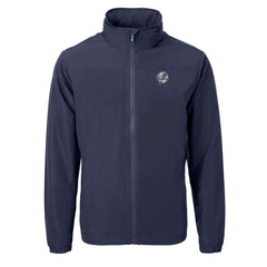 New York Yankees Cutter & Buck Charter Eco Recycled Full-Zip Hoodie Jacket - Navy Jackets