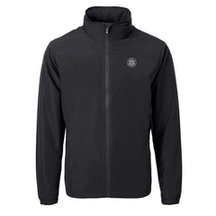 Seattle Mariners Cutter & Buck Charter Eco Recycled Full-Zip Hoodie Jacket - Black Jackets