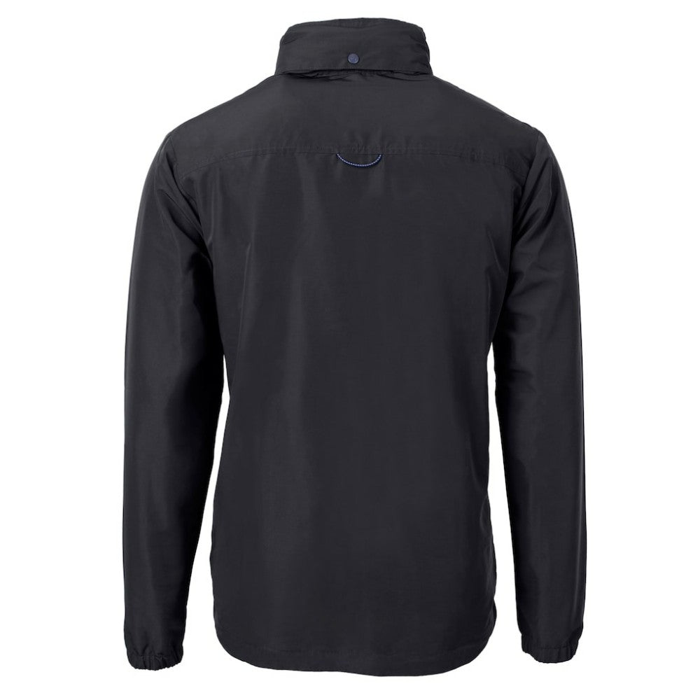 San Diego Padres Cutter & Buck Charter Eco Recycled Full-Zip Hoodie Jacket - Black Jackets