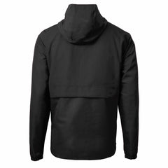 New York Mets Cutter & Buck Charter Eco Recycled Anorak Half-Zip Hoodie Jacket - Black Jackets
