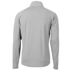 Philadelphia Phillies Cutter & Buck Adapt Eco Hybrid Raglan DryTec Quarter-Zip Jacket - Gray Jackets