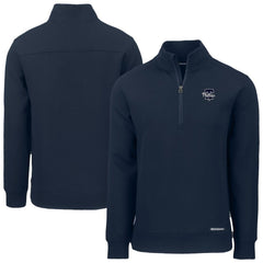 Philadelphia Phillies Cutter & Buck Roam Eco Quarter-Zip Jacket - Navy Jackets