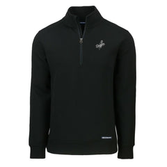 Los Angeles Dodgers Cutter & Buck Roam Eco Quarter-Zip Jacket - Black Jackets