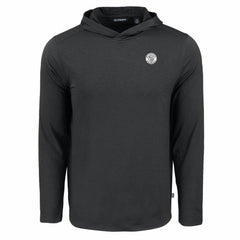 Milwaukee Brewers Cutter & Buck Coastline Epic Comfort Eco Recycled Hoodie T-Shirt - Black Hoodies