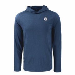 Milwaukee Brewers Cutter & Buck Coastline Epic Comfort Eco Recycled Hoodie T-Shirt - Navy Hoodies