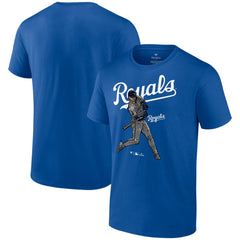 Bobby Witt Jr. Kansas City Royals Player Swing T-Shirt - Royal T-shirts