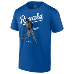 Bobby Witt Jr. Kansas City Royals Player Swing T-Shirt - Royal T-shirts
