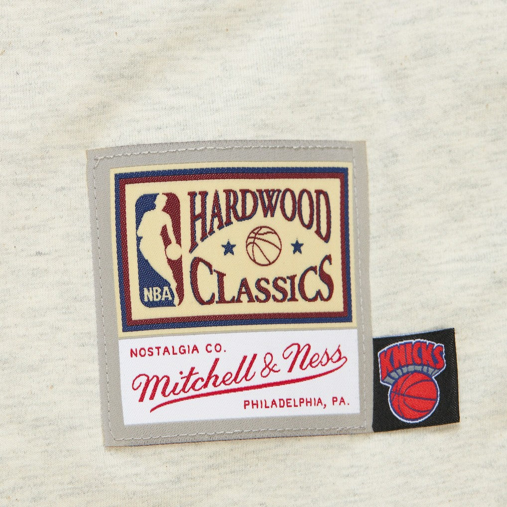 New York Knicks Hardwood Classics Legacy Defined Retro Championship T-Shirt Oatmeal - Mitchell & Ness
