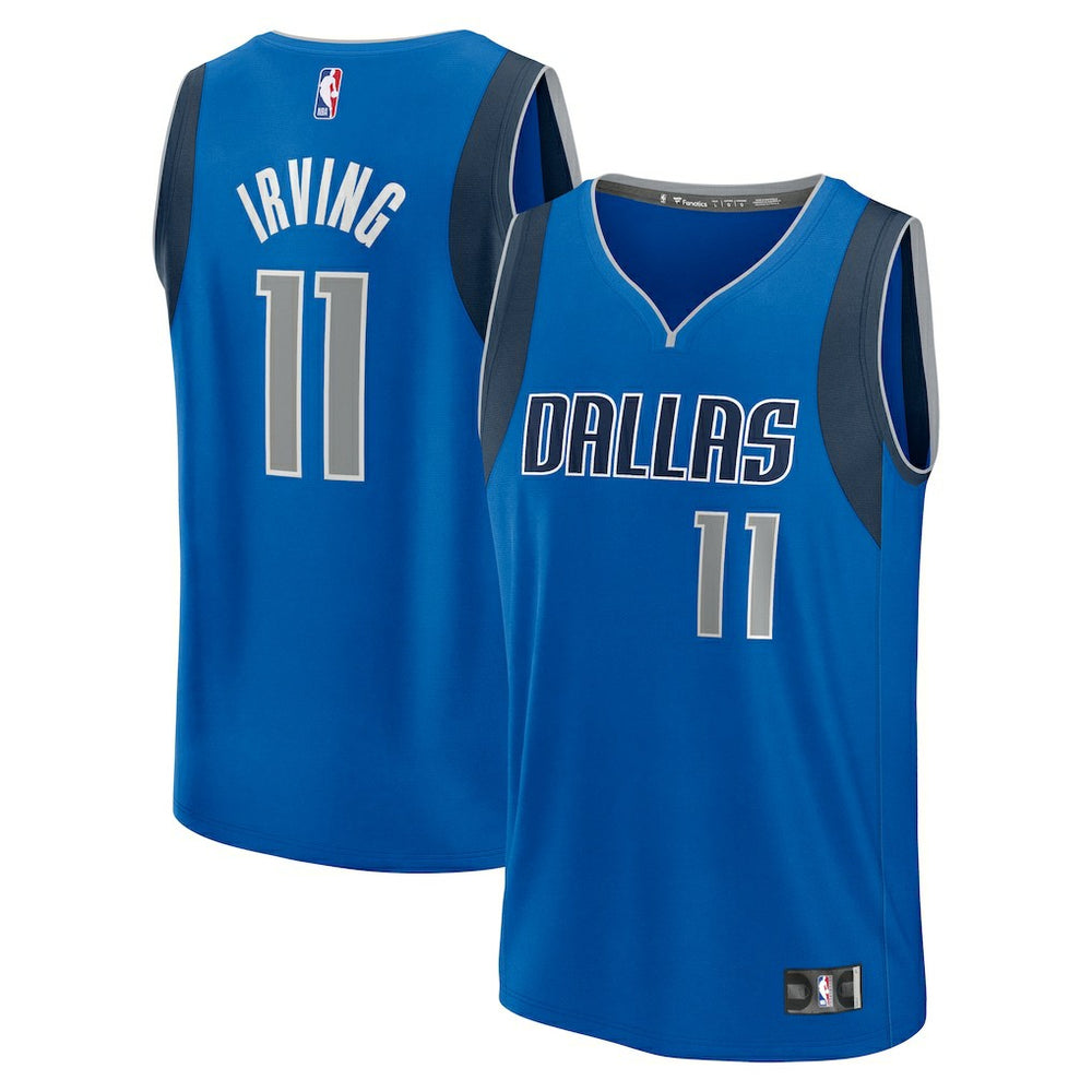 Kyrie Irving Dallas Mavericks Fast Break Replica Player Jersey Icon Editi- Blue - Fanatics