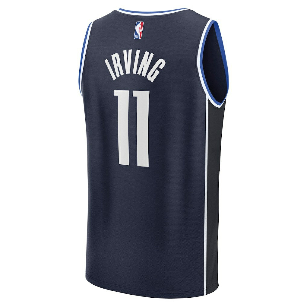 Kyrie Irving Dallas Mavericks Fast Break Replica Player Jersey Statement Editi- Navy - Fanatics