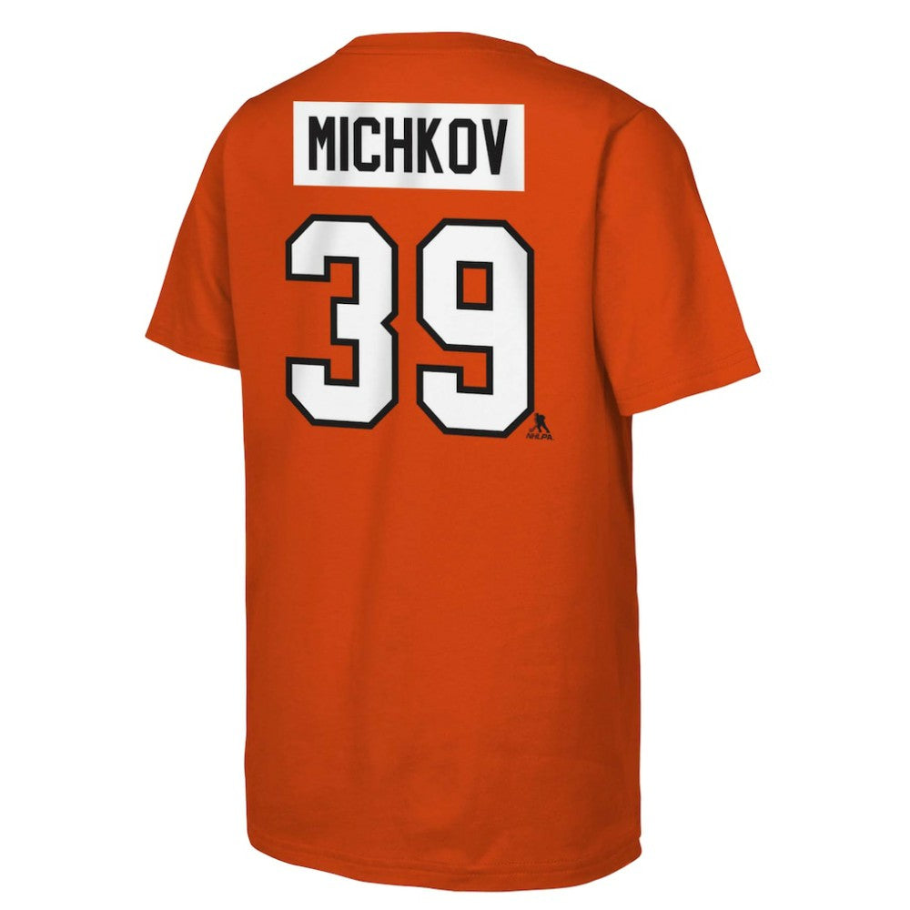 Matvei Michkov Philadelphia Flyers Youth Player Name & Number T-Shirt - Orange | US 202009254