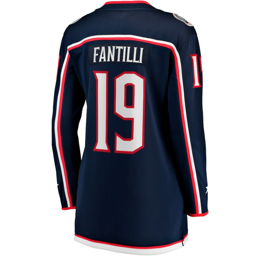 Adam Fantilli Columbus Blue Jackets Fanatics Women's Home Premier Breakaway Player Jersey Breakaway Jersey - Navy | US 202015232