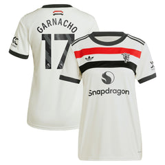Alejandro Garnacho Manchester United Originals Women's 2024/25 Third Replica Jersey Cream - Adidas sale