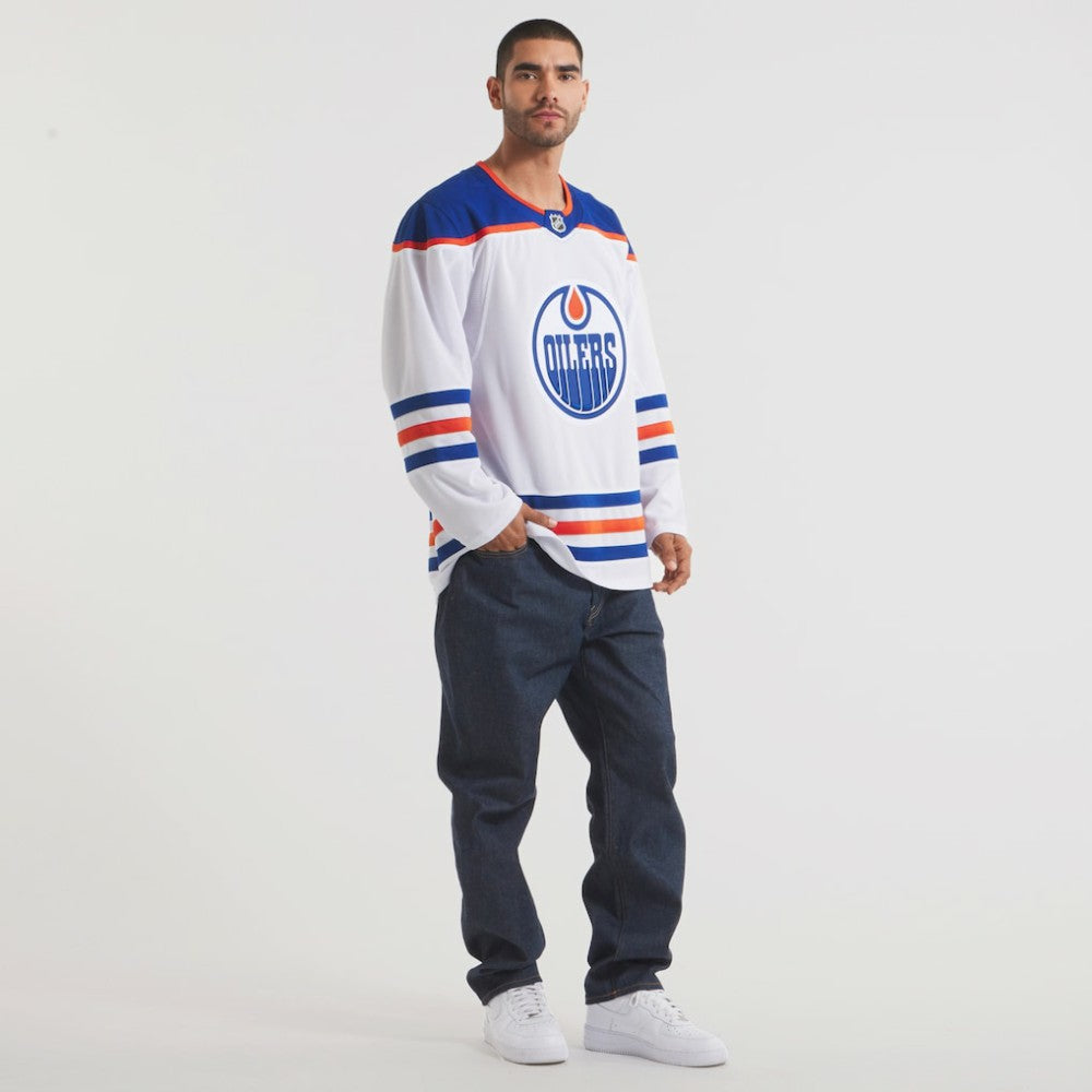 Edmonton Oilers Fanatics Away Premium Jersey - White | US 202015689