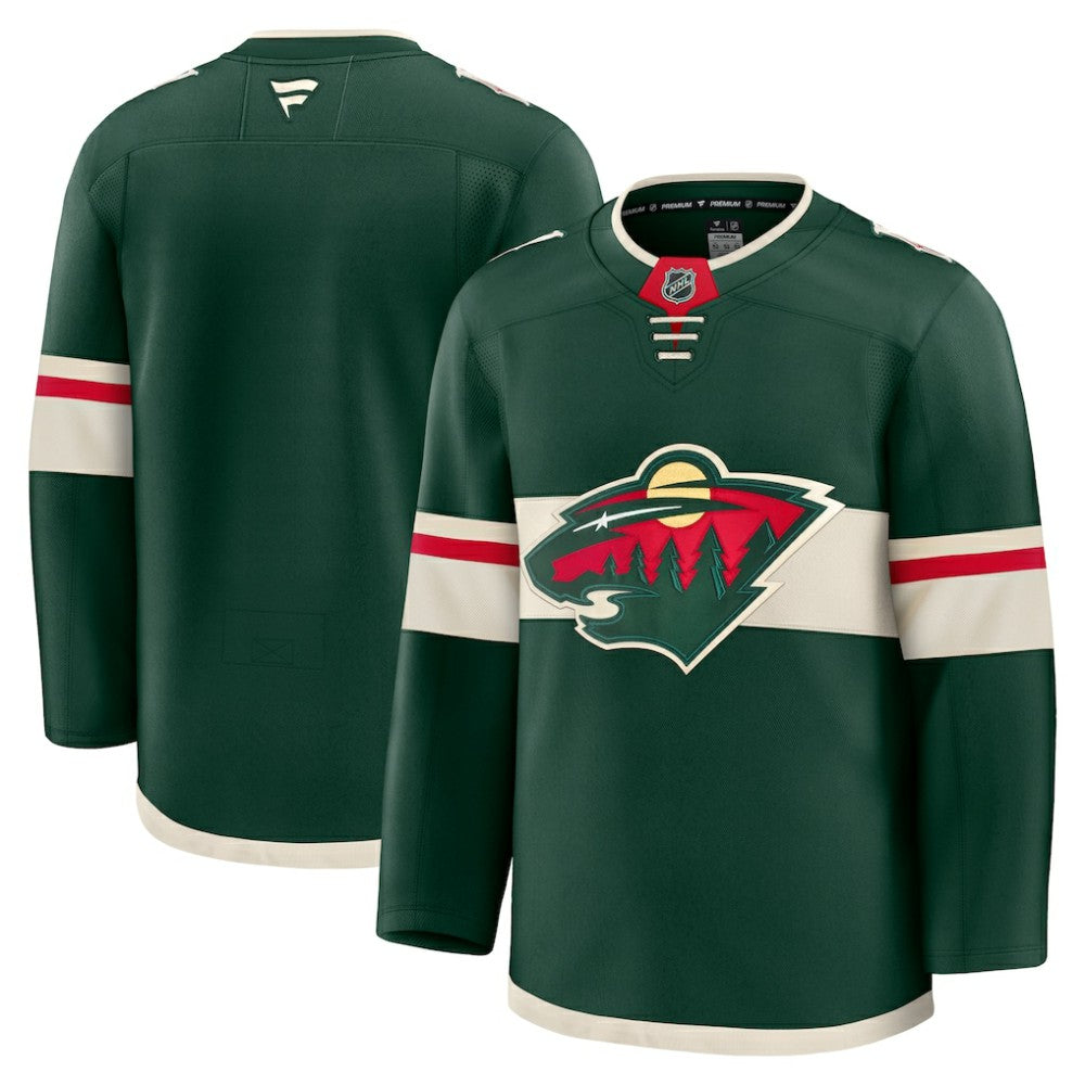 Minnesota Wild Fanatics Home Premium Jersey - Green | US 202015698