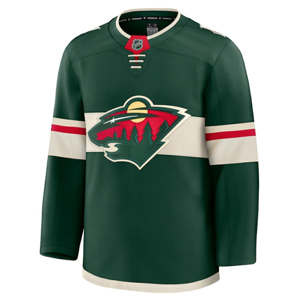 Minnesota Wild Fanatics Home Premium Jersey - Green | US 202015698
