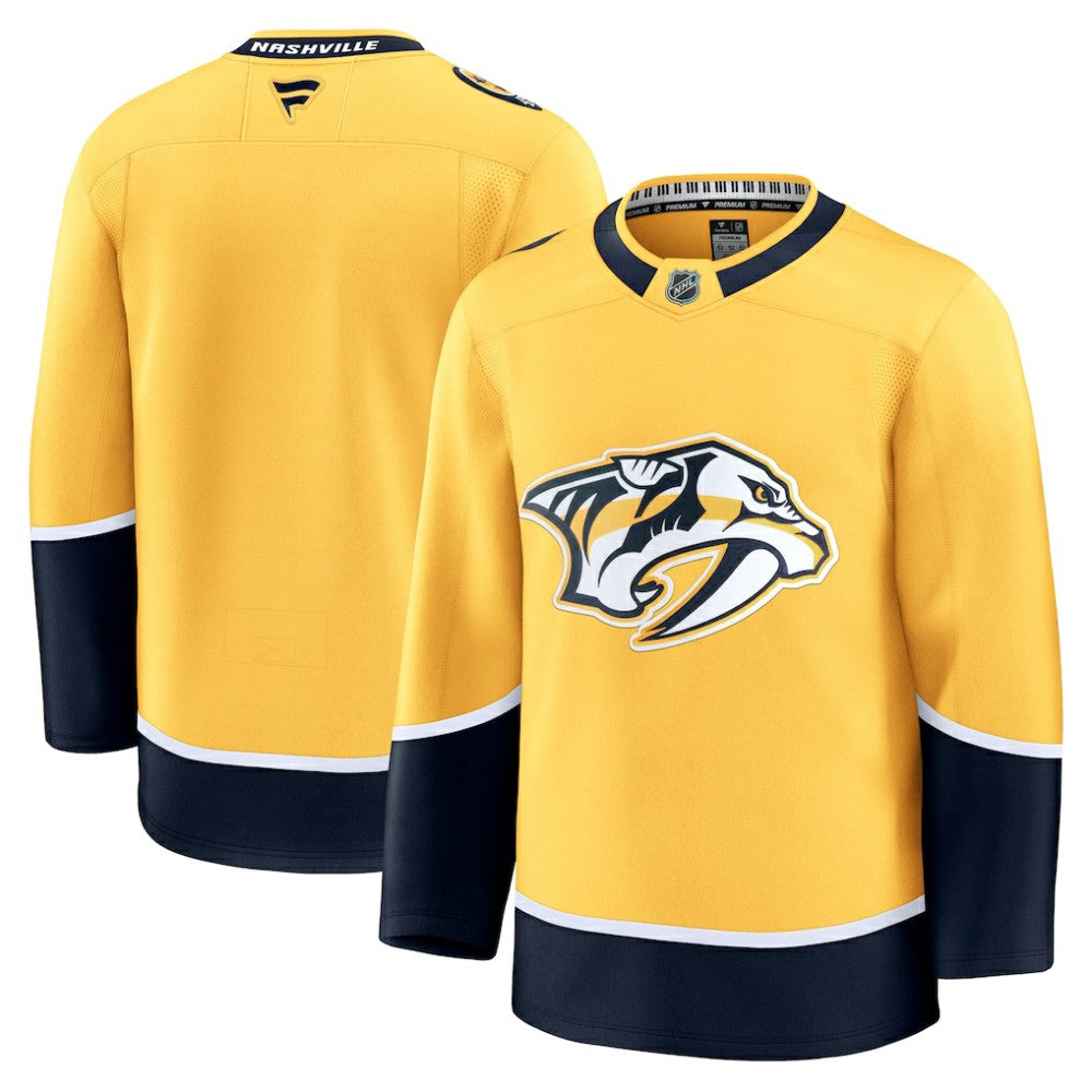 Nashville Predators Fanatics Home Premium Jersey - Yellow | US 202015706
