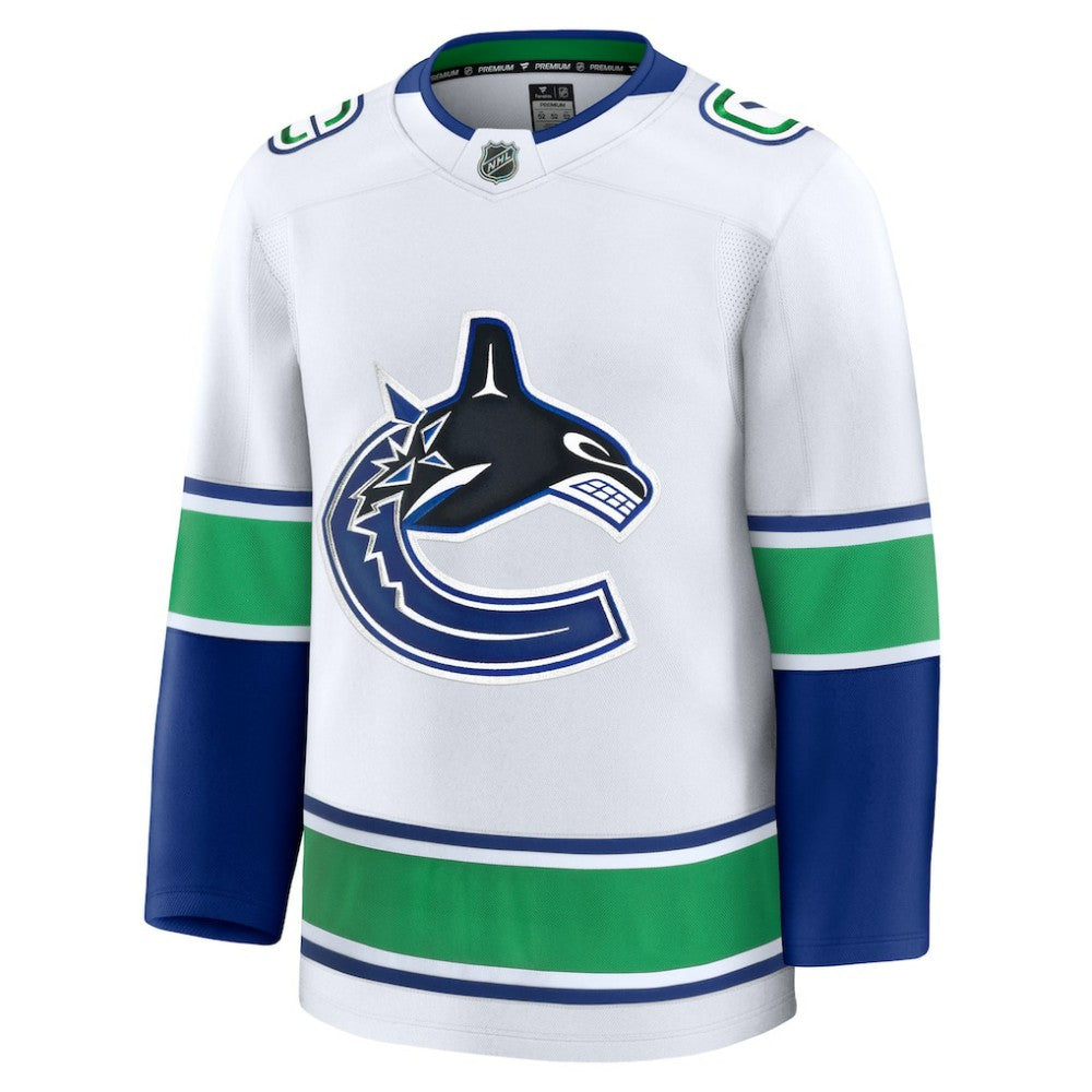 Vancouver Canucks Fanatics Away Premium Jersey - White | US 202015732