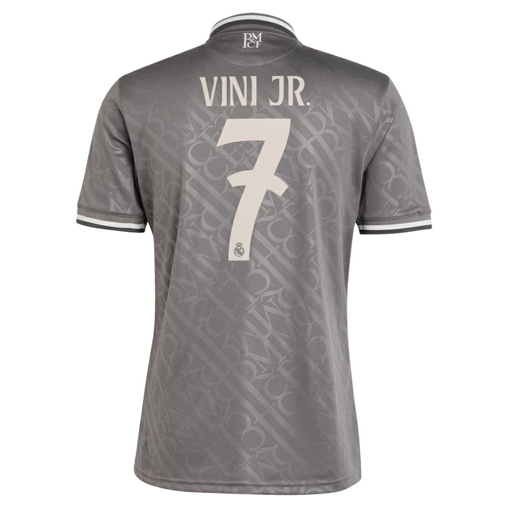 Vini Jr. Real Madrid Originals 2024/25 Third Replica Player Jersey Charcoal - Adidas discount