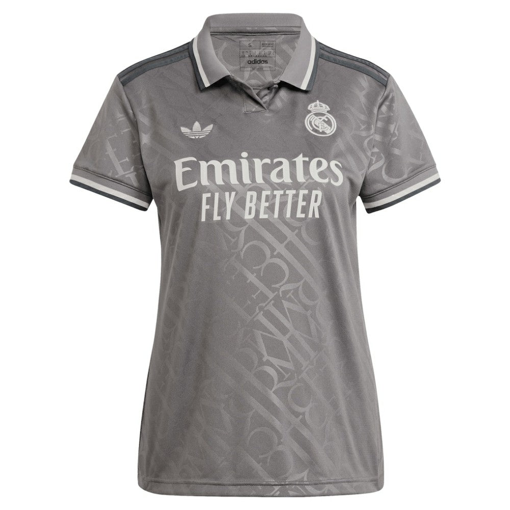 Vini Jr. Real Madrid Originals Women's 2024/25 Third Replica Player Jersey Charcoal - Adidas outlet