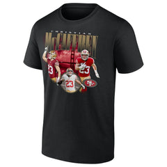 Christian McCaffrey San Francisco 49ers Notorious Player Graphic T-Shirt - Black T-shirts
