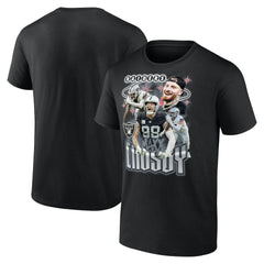 Maxx Crosby Las Vegas Raiders Notorious Player Graphic T-Shirt - Black T-shirts