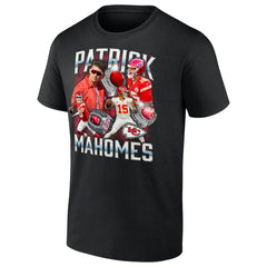 Patrick Mahomes Kansas City Chiefs Notorious Player Graphic T-Shirt - Black T-shirts