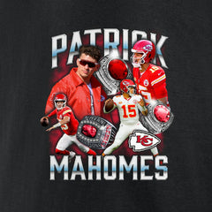 Patrick Mahomes Kansas City Chiefs Notorious Player Graphic T-Shirt - Black T-shirts