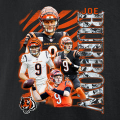 Joe Burrow Cincinnati Bengals Notorious Player Graphic T-Shirt - Black T-shirts