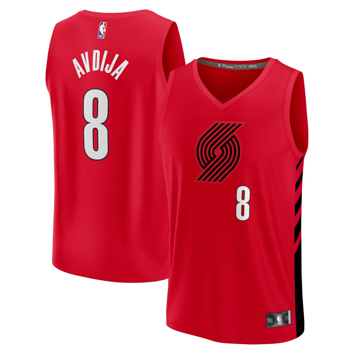Deni Avdija Portland Trail Blazers Fast Break Player Jersey Statement Edition Red - Fanatics