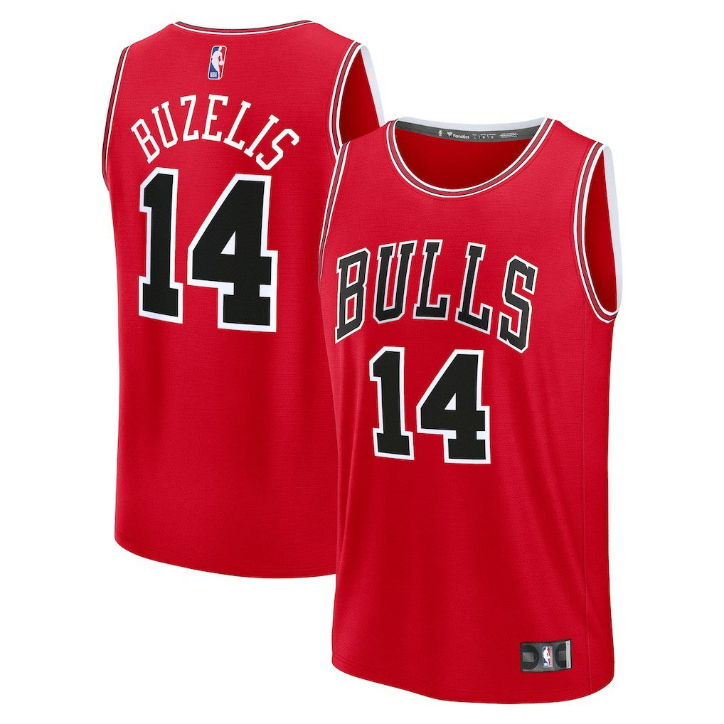 Matas Buzelis Chicago Bulls Youth Fast Break Replica Player Jersey Icon Editi- Red - Fanatics