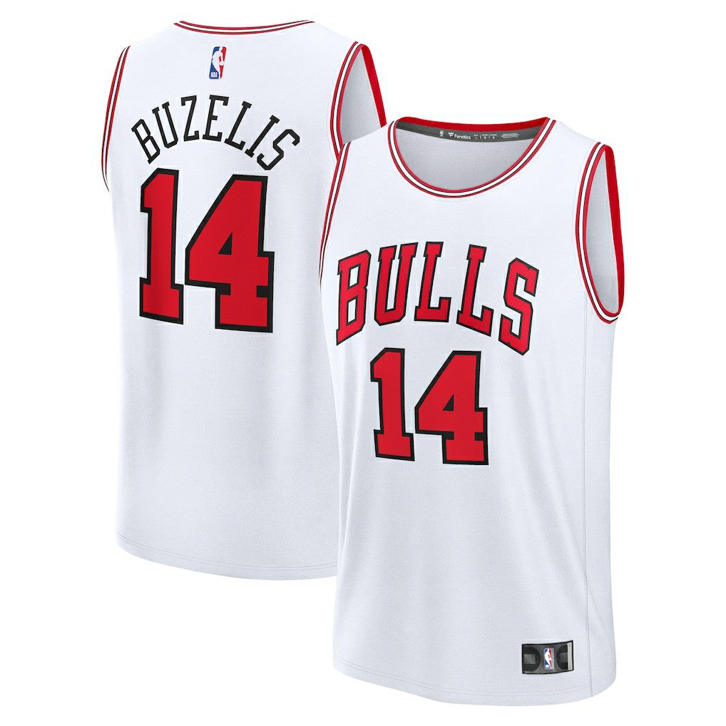 Matas Buzelis Chicago Bulls Youth Fast Break Replica Player Jersey Associati- White Edition - Fanatics