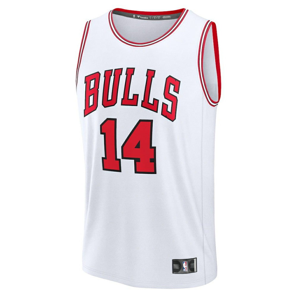 Matas Buzelis Chicago Bulls Youth Fast Break Replica Player Jersey Associati- White Edition - Fanatics