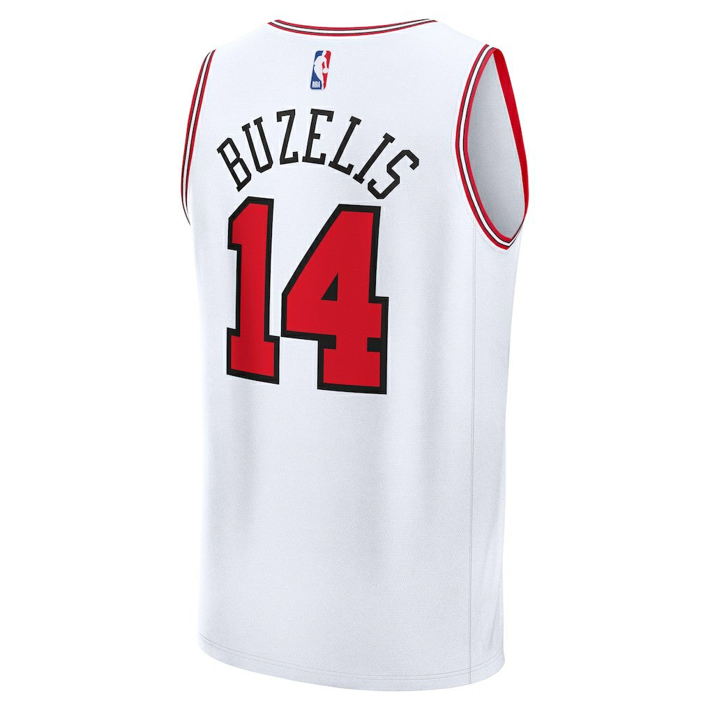 Matas Buzelis Chicago Bulls Youth Fast Break Replica Player Jersey Associati- White Edition - Fanatics