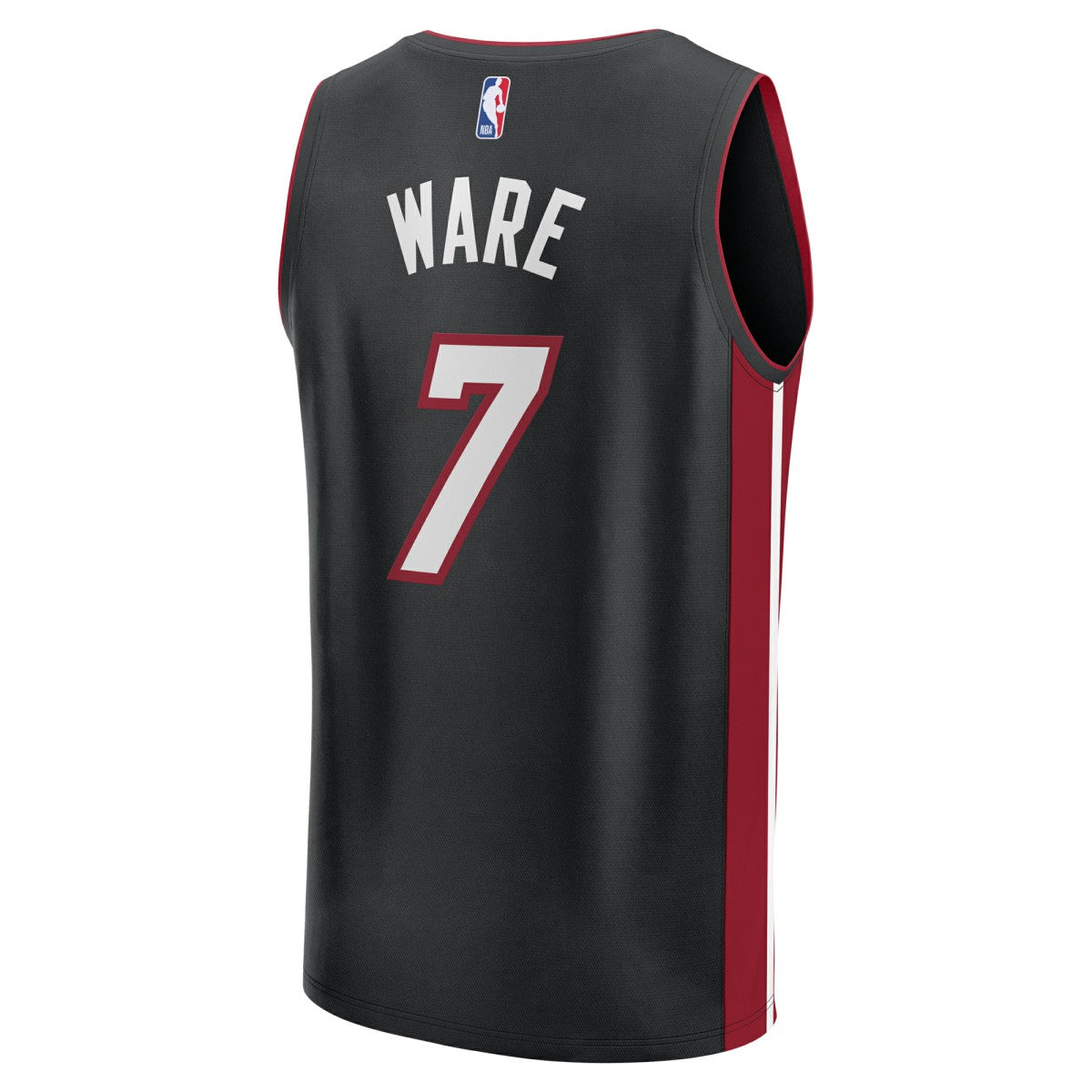 Kel'el Ware Miami Heat Youth Fast Break Replica Player Jersey Icon Edition Black - Fanatics