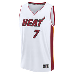 Kel'el Ware Miami Heat Youth Fast Break Replica Player Jersey Association White Edition - Fanatics