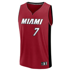 Kel'el Ware Miami Heat Youth Fast Break Player Jersey Statement Edition Red - Fanatics